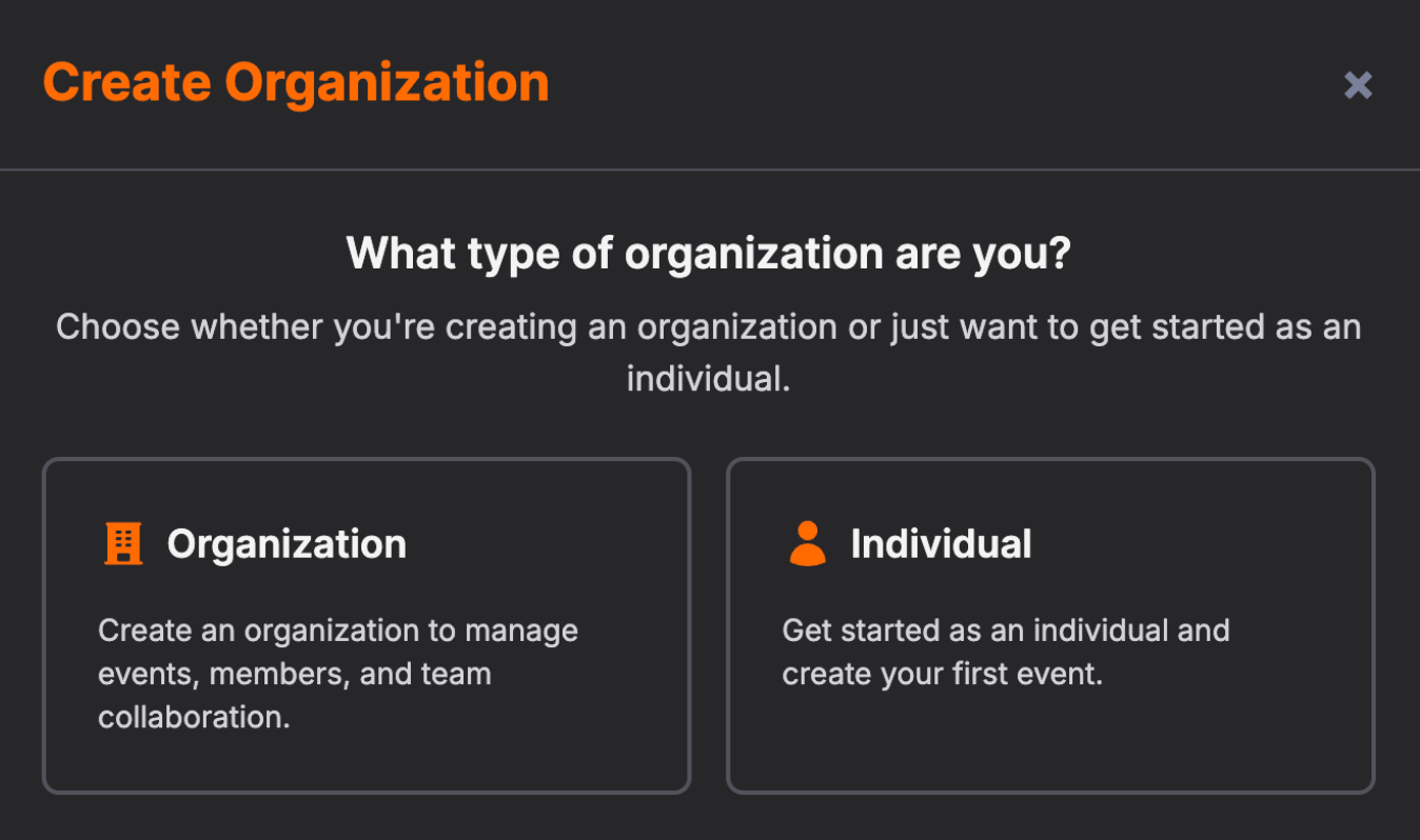 Kikits Organization Creation Wizard